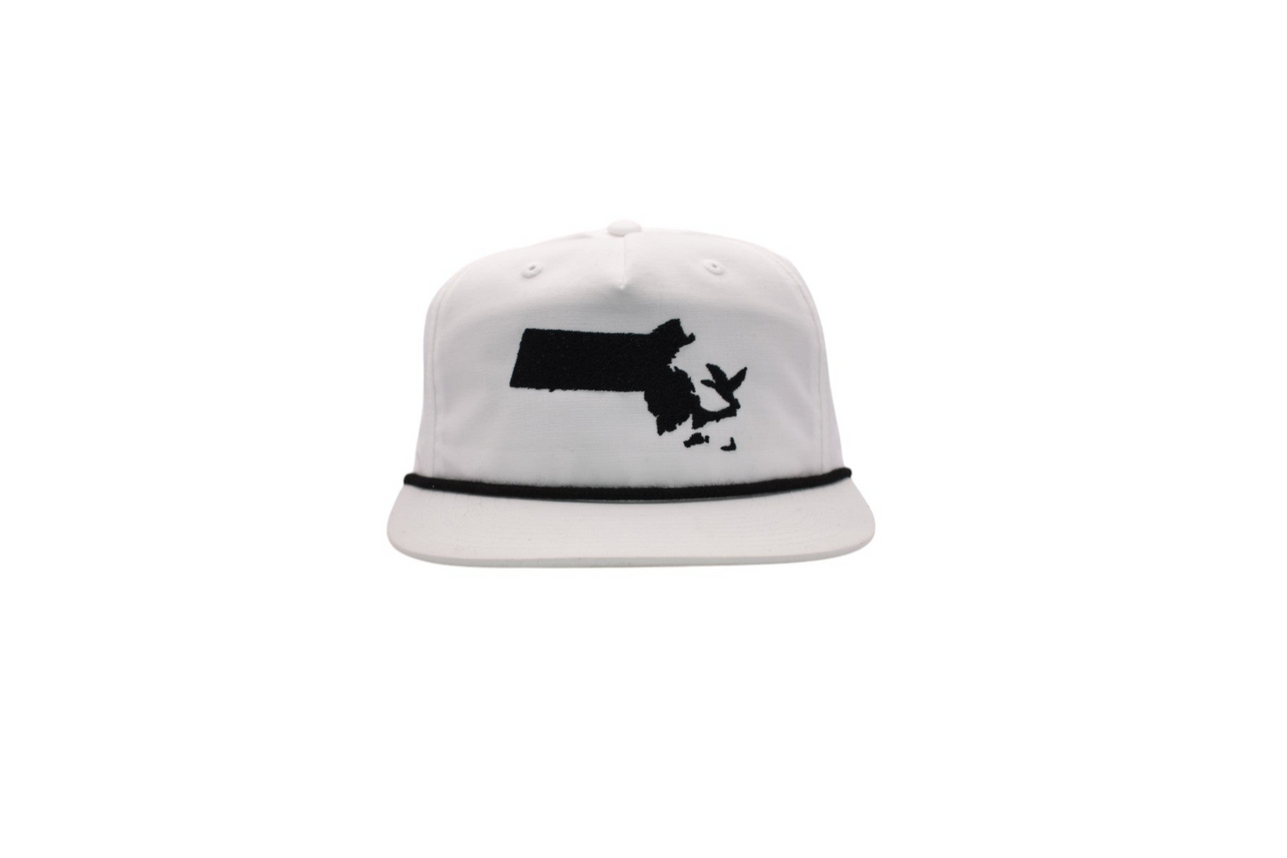 5 Panel Rope Hat with embroidered logo