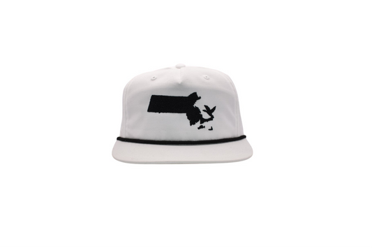 5 Panel Rope Hat with embroidered logo