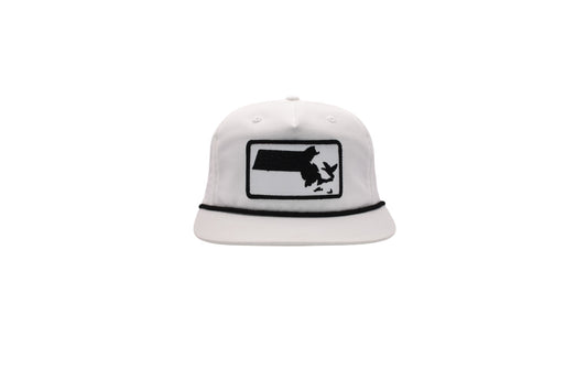 5 Panel Rope Hat with patch