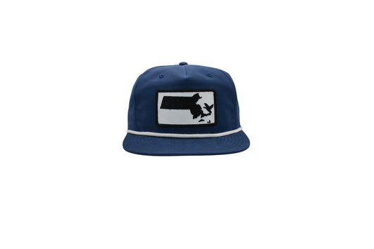 5 Panel Rope Hat with patch