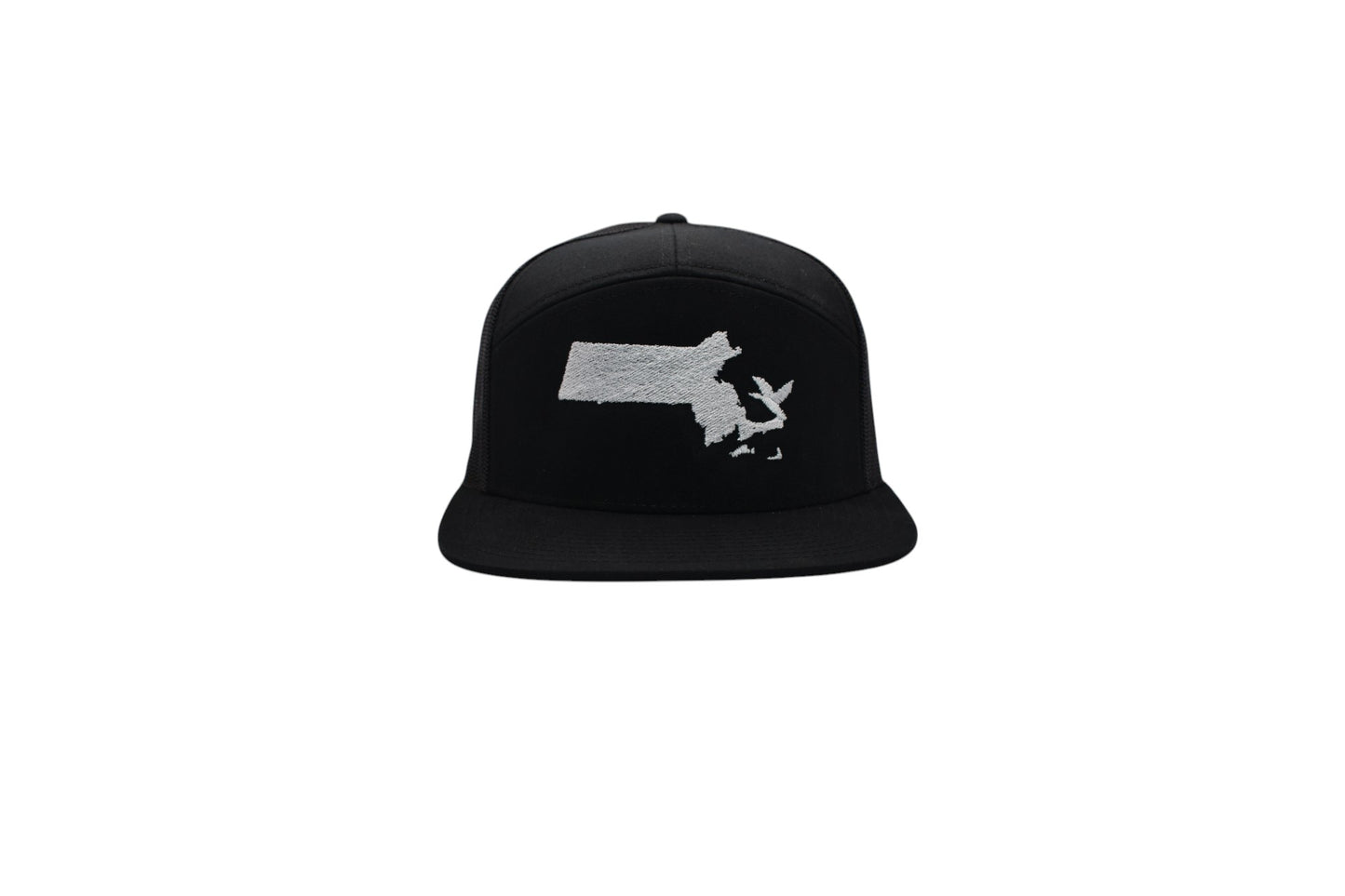 7 Panel Hat with embroidered logo